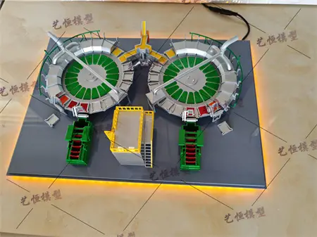 冶煉模型　圓盤澆鑄機的結構及工作原理展示模型